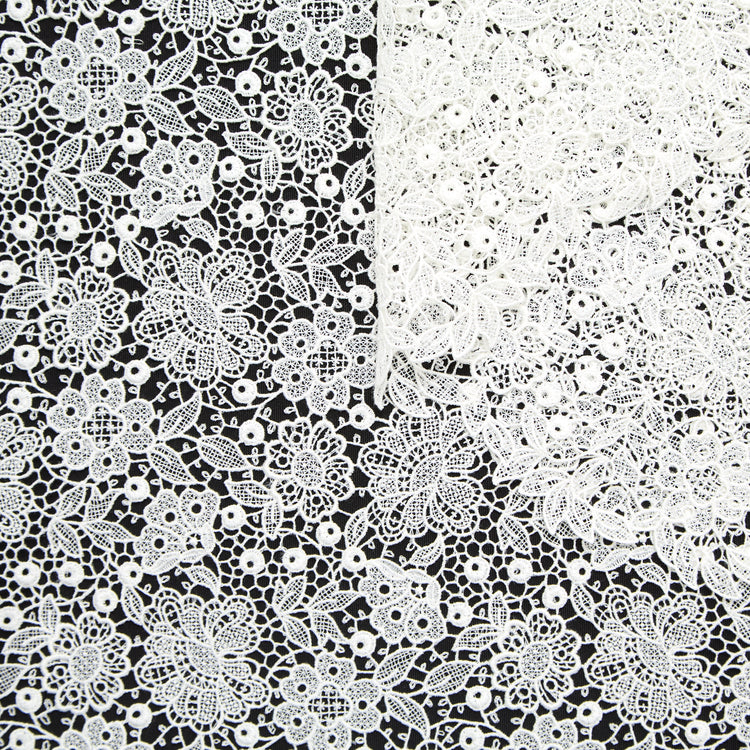 T24M10253 | Guipure Florale en Coton - vue 1