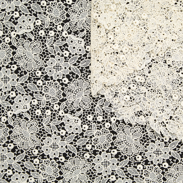 T24M10253 | Guipure Florale en Coton - vue 5