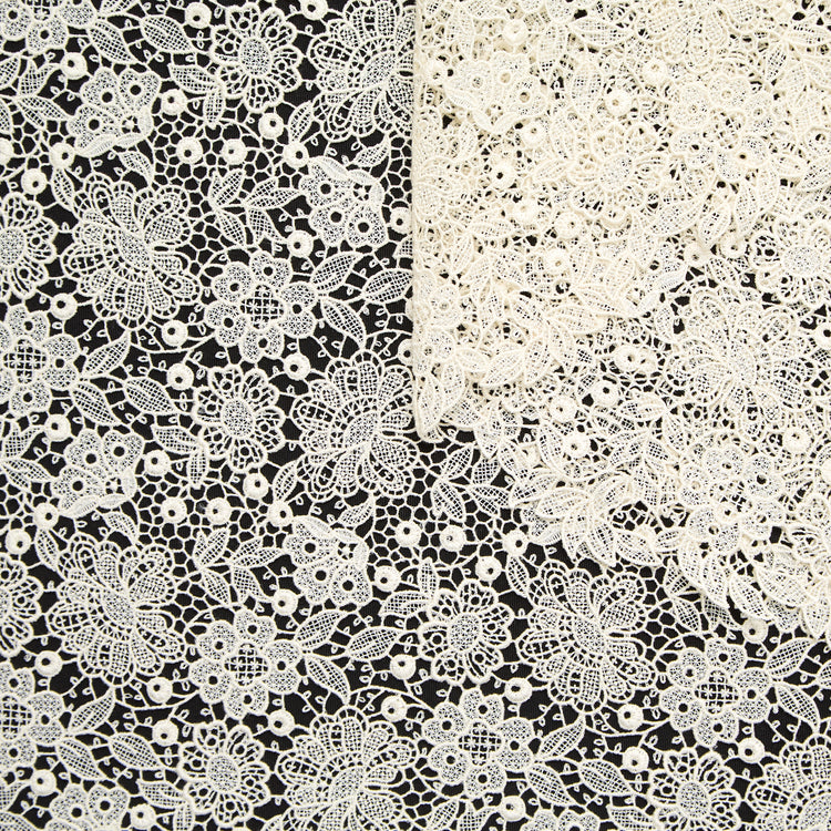 T24M10253 | Guipure Florale en Coton - vue 1