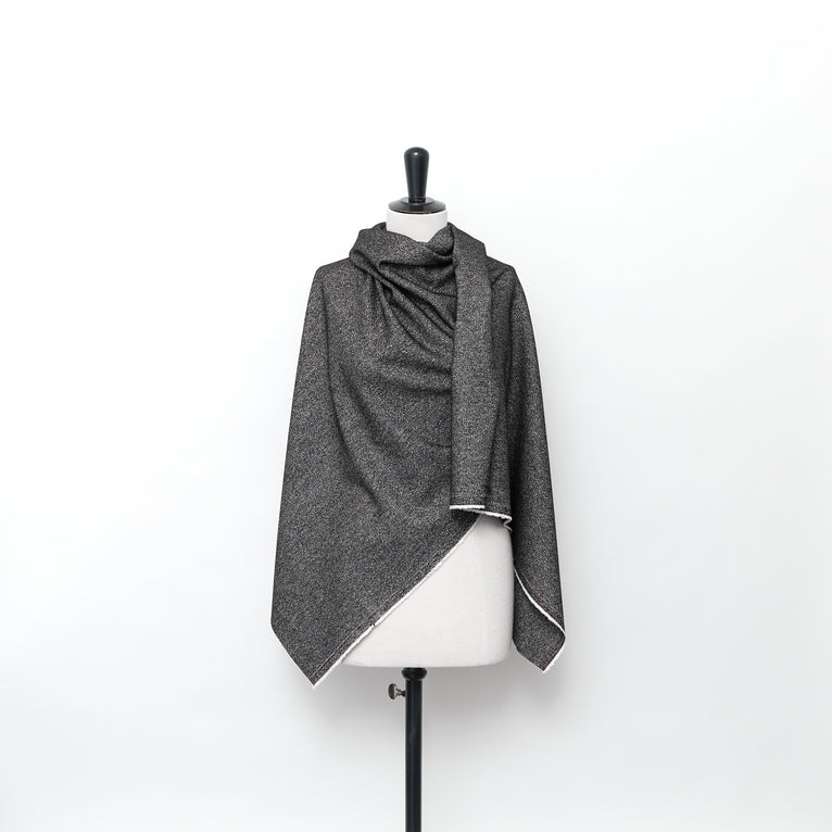 T24M10280 | Suiting Sergé en Laine &amp; Soie - vue 2