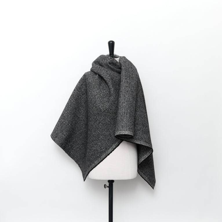 T24M10285 | Splittable Melange Wool Drap RWS - view 2