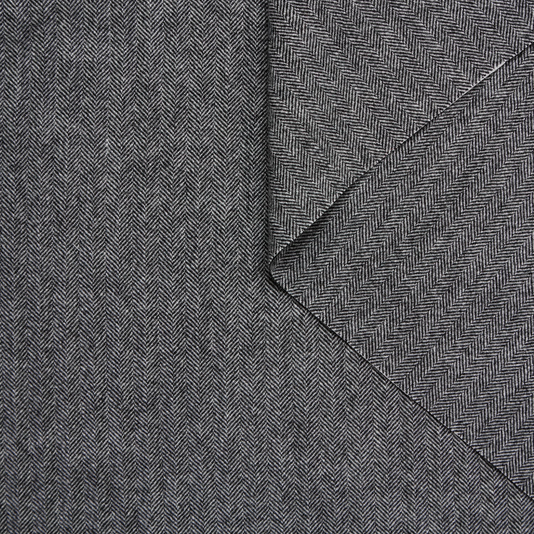 T24M10287 | Herringbone Melange Wool RWS - view 1