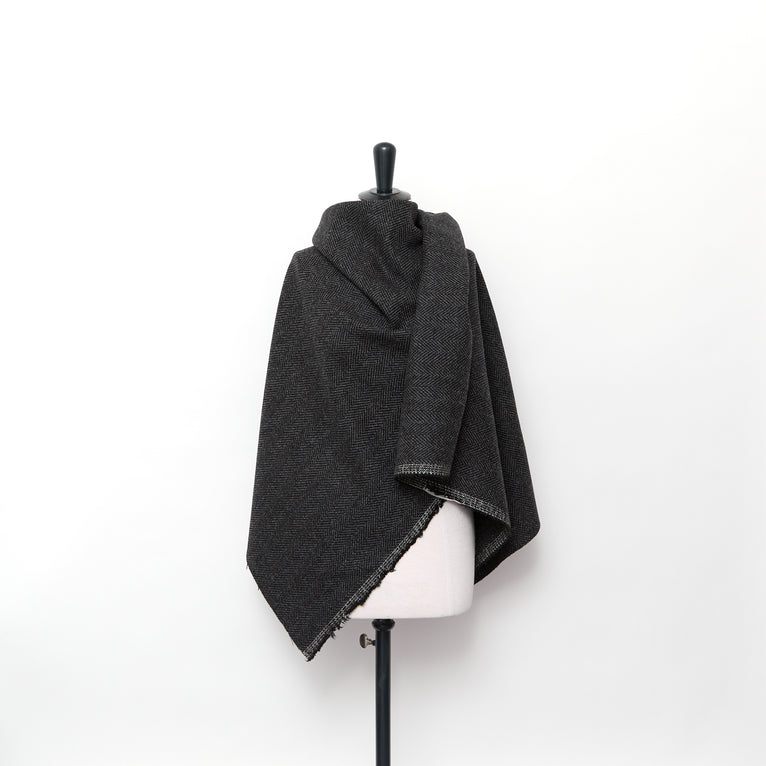T24M10294 | Wool Herringbone Drap RWS - view 2