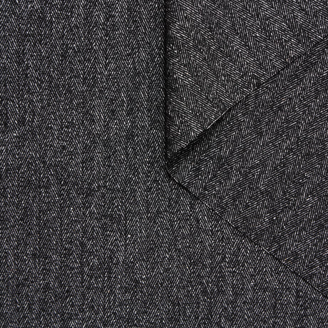 T24M10295 | Suiting Chevron en Laine & Soie