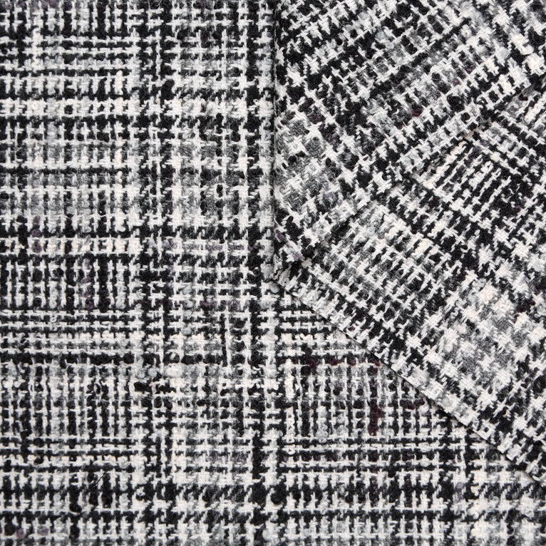 T24M10296 | Tweed Mini Carreaux en Laine - vue 1