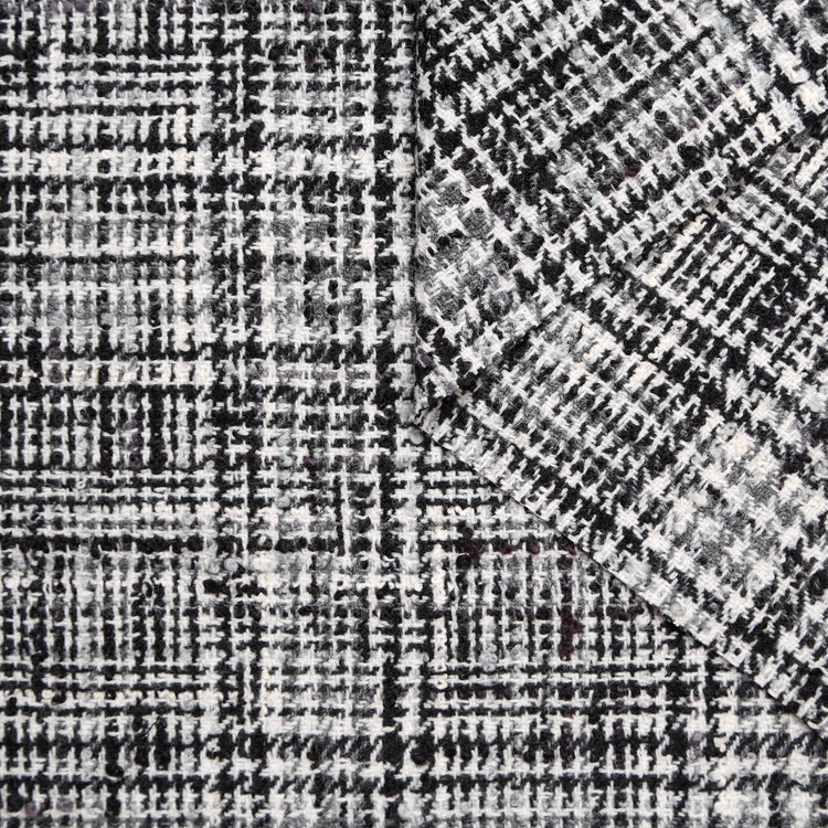 T24M10296 | Tweed Mini Carreaux en Laine - vue 1
