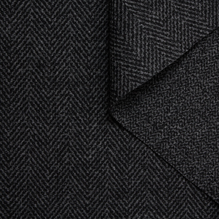 T24M10301 | Splittable Wool Herringbone Drap RWS - view 1