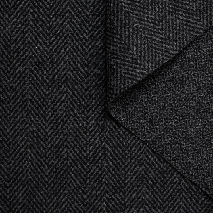 T24M10301 | Splittable Wool Herringbone Drap RWS - view 1