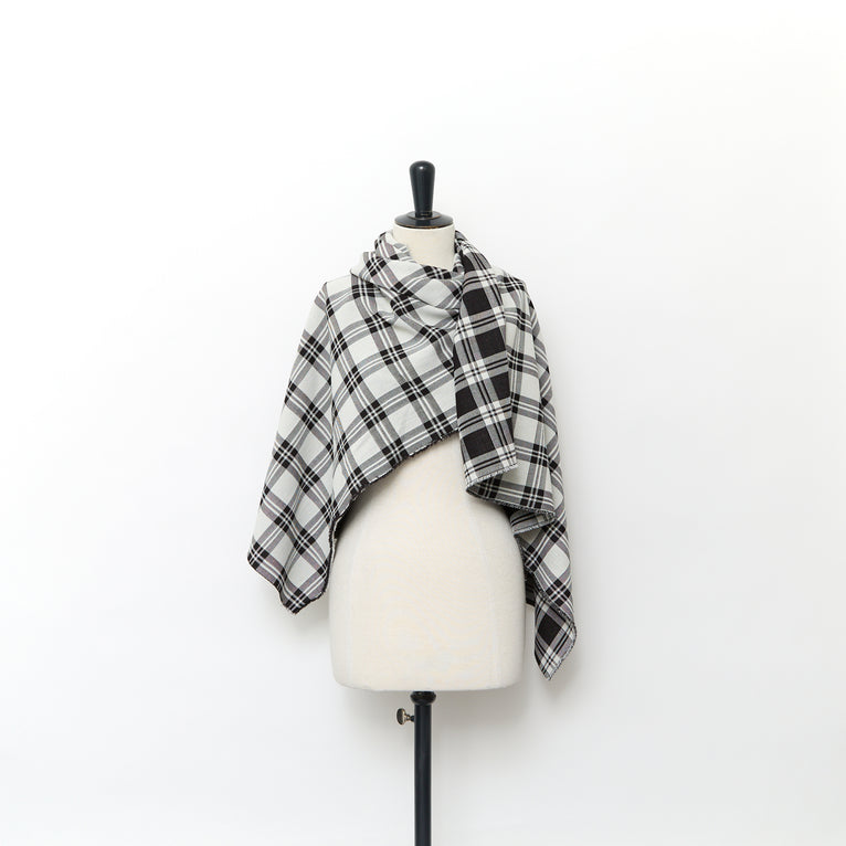 T24M10334 | Double Face Wool Checked Natté - view 2