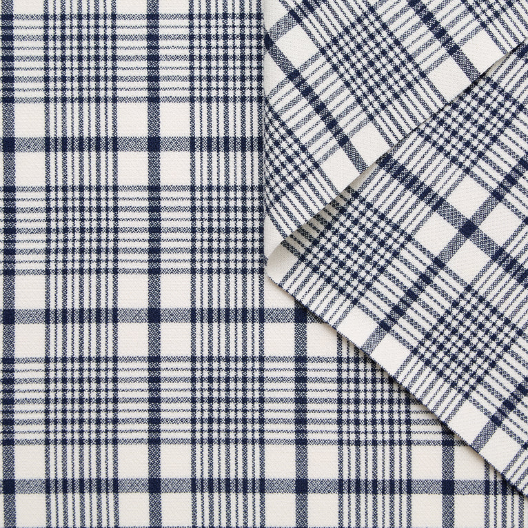 T24M10370 | Check Wool Crepe - view 1