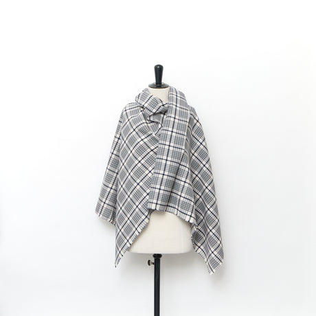  Check Wool Crepe