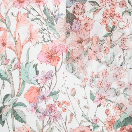 T24M10396 | Batiste de Coton Imprimé Printemps