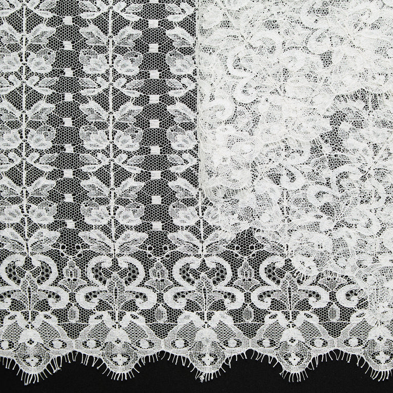 T24M10420 | Silk Flower Buds Chantilly Lace - view 1