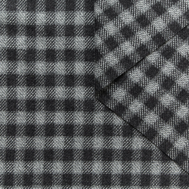 T24M10449 | Gingham Cashmere Drap