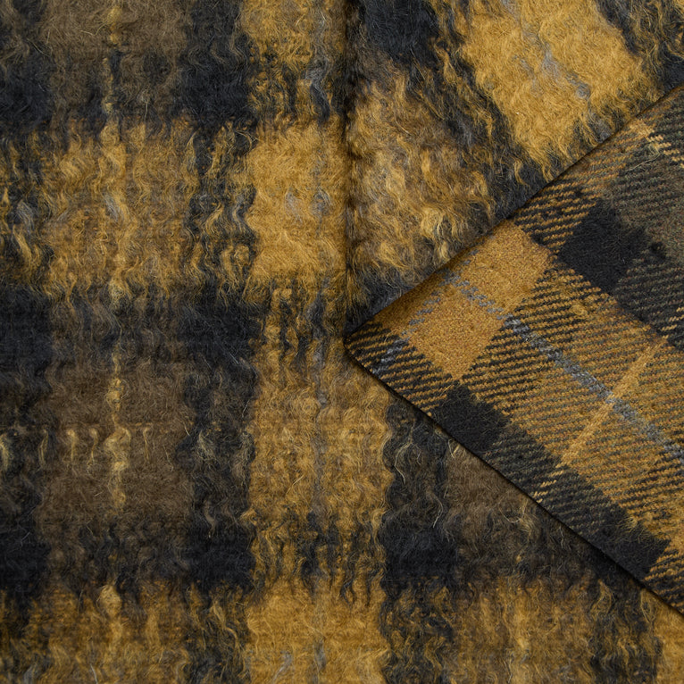 T24M10453 | Tartan Duveteux Double Face en Laine &amp; Mohair - vue 2