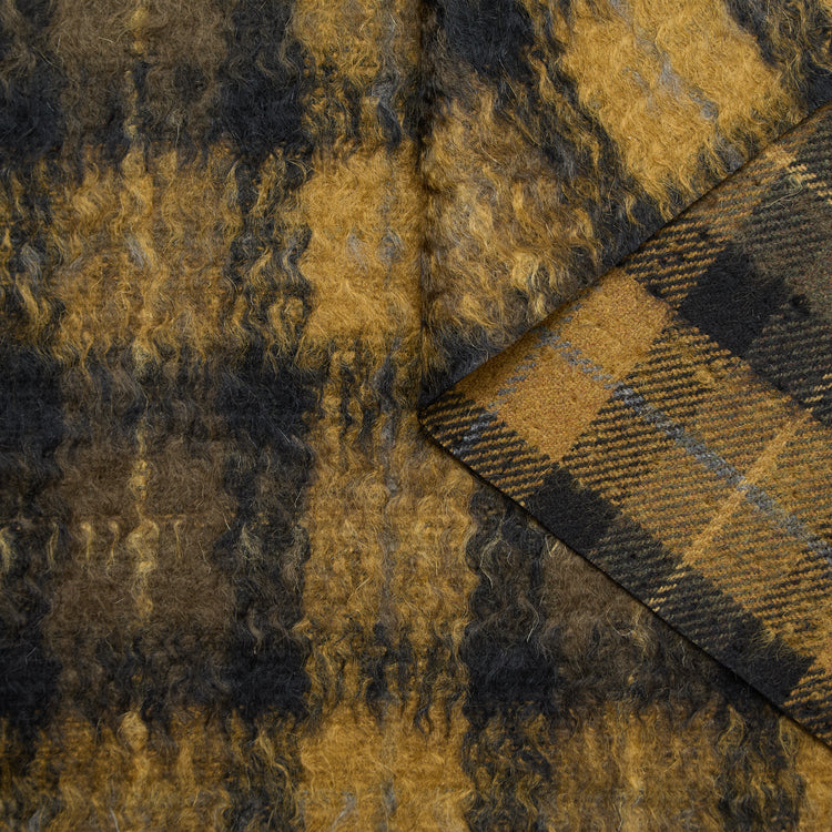 T24M10453 | Tartan Duveteux Double Face en Laine &amp; Mohair - vue 1
