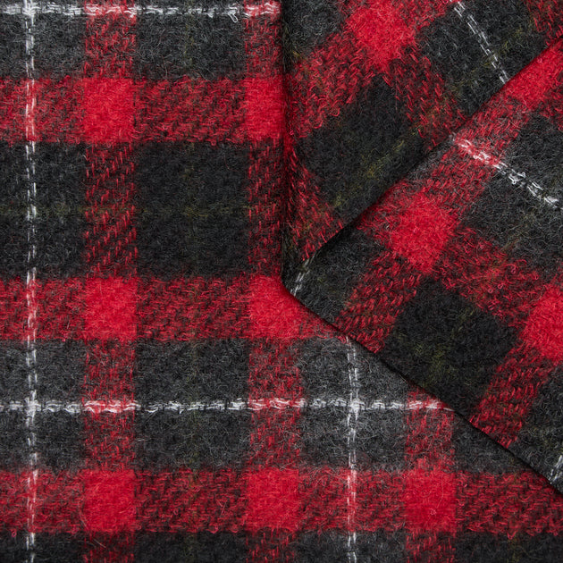 T24M10455 | Fluffy Mohair Tartan RWS