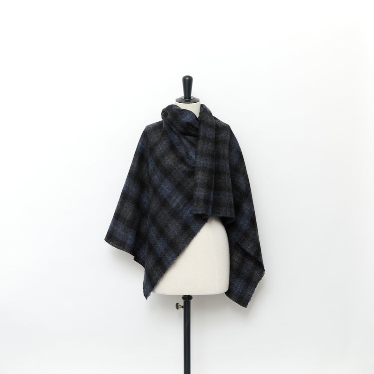 T24M10455 | Fluffy Mohair Tartan RWS - view 2