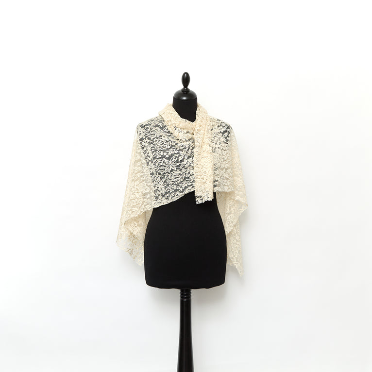 T24M10463 | Dentelle Florale en Viscose - vue 2