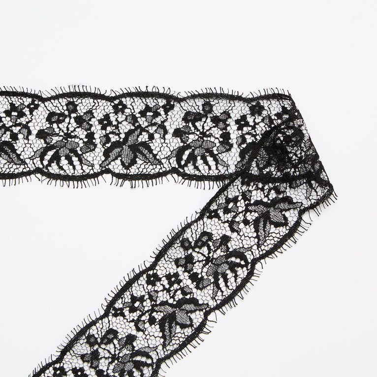 T24M10465 | Galon Fleuri Viscose 6cm - vue 3