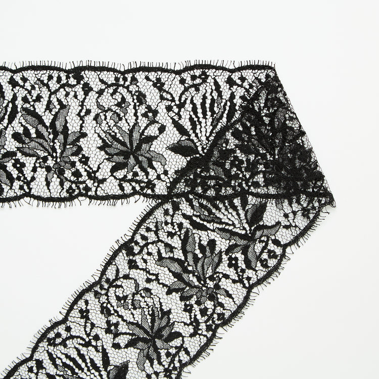 T24M10468 | Galon Fleuri en Viscose 10cm - vue 1