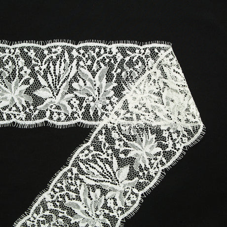  Galon Fleuri en Viscose 10cm