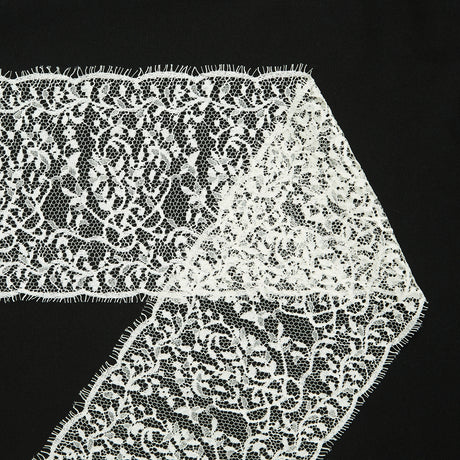  Bande Dentelle Fleurie en Viscose 15cm