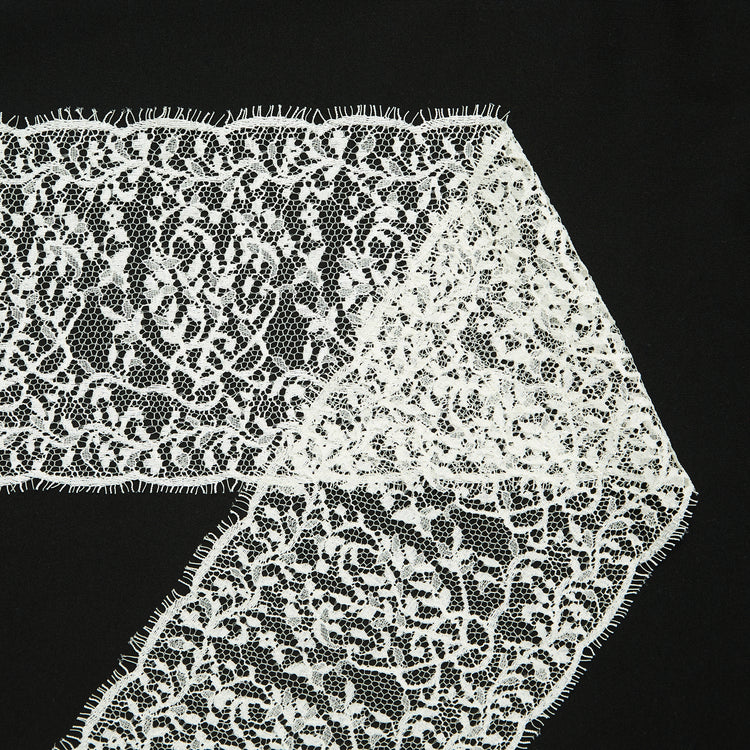 T24M10471 | Bande Dentelle Fleurie en Viscose 15cm - vue 1