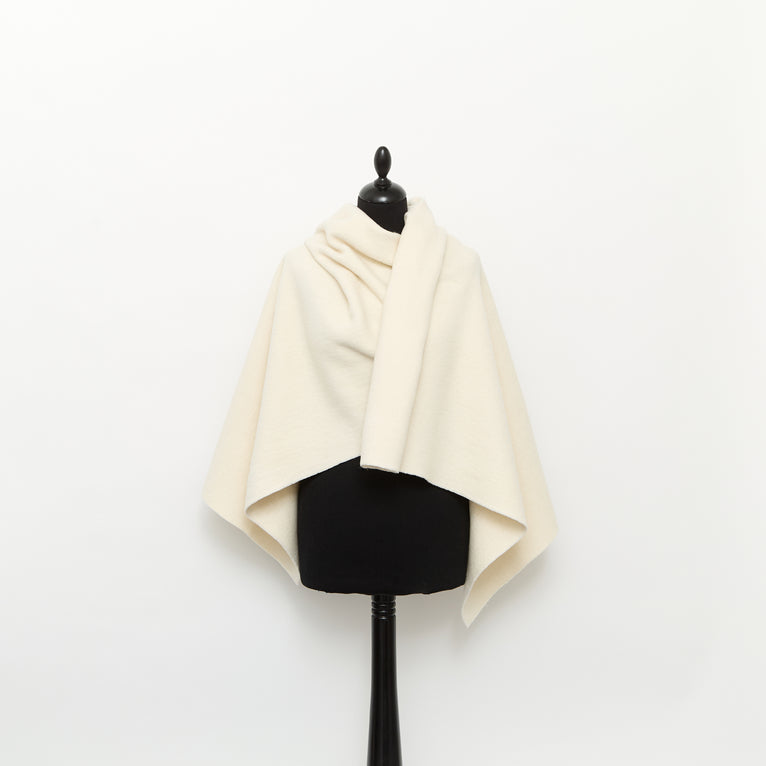 T24O11176 | Recycled Double Face Cashmere &amp; Silk Drap - view 2