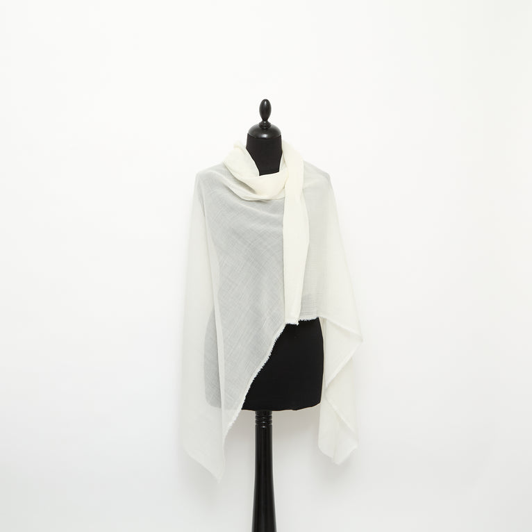 T24O11180 | Recycled Ready-to-Dye Wool Gauze RWS - view 2