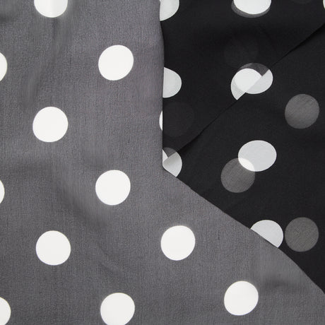 T24P12075 | Dots Printed Silk Muslin