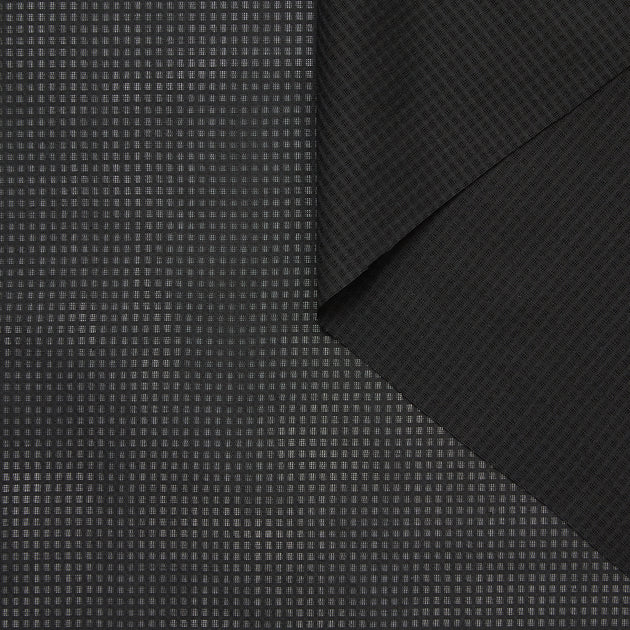 T24P12102 | Voile Jacquard de Coton à Carreaux