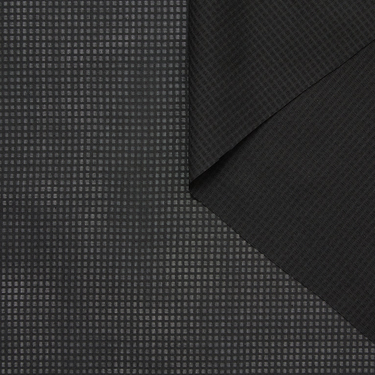 T24P12102 | Voile Jacquard de Coton à Carreaux - vue 3