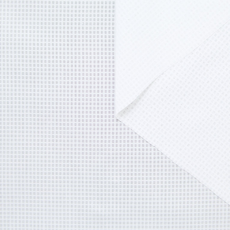 T24P12102 | Voile Jacquard de Coton à Carreaux - vue 1