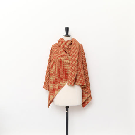  Gingham Wool Crepe