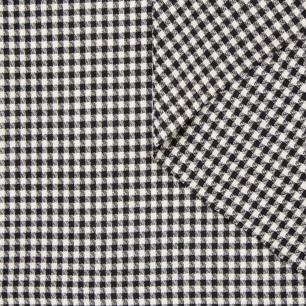 T24P12112 | Gingham Wool Crepe