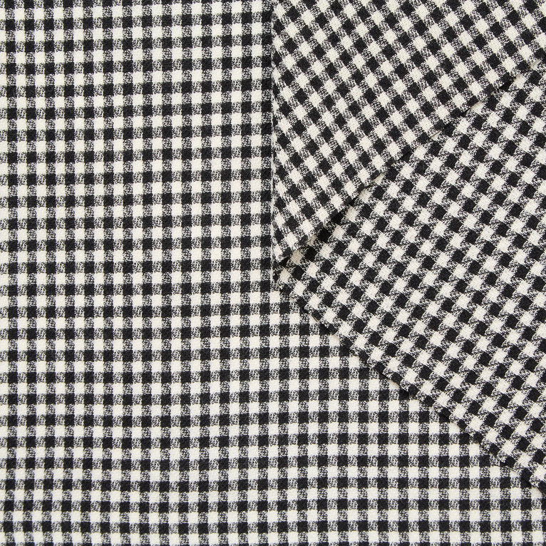 T24P12112 | Crêpe de Laine Vichy - vue 3