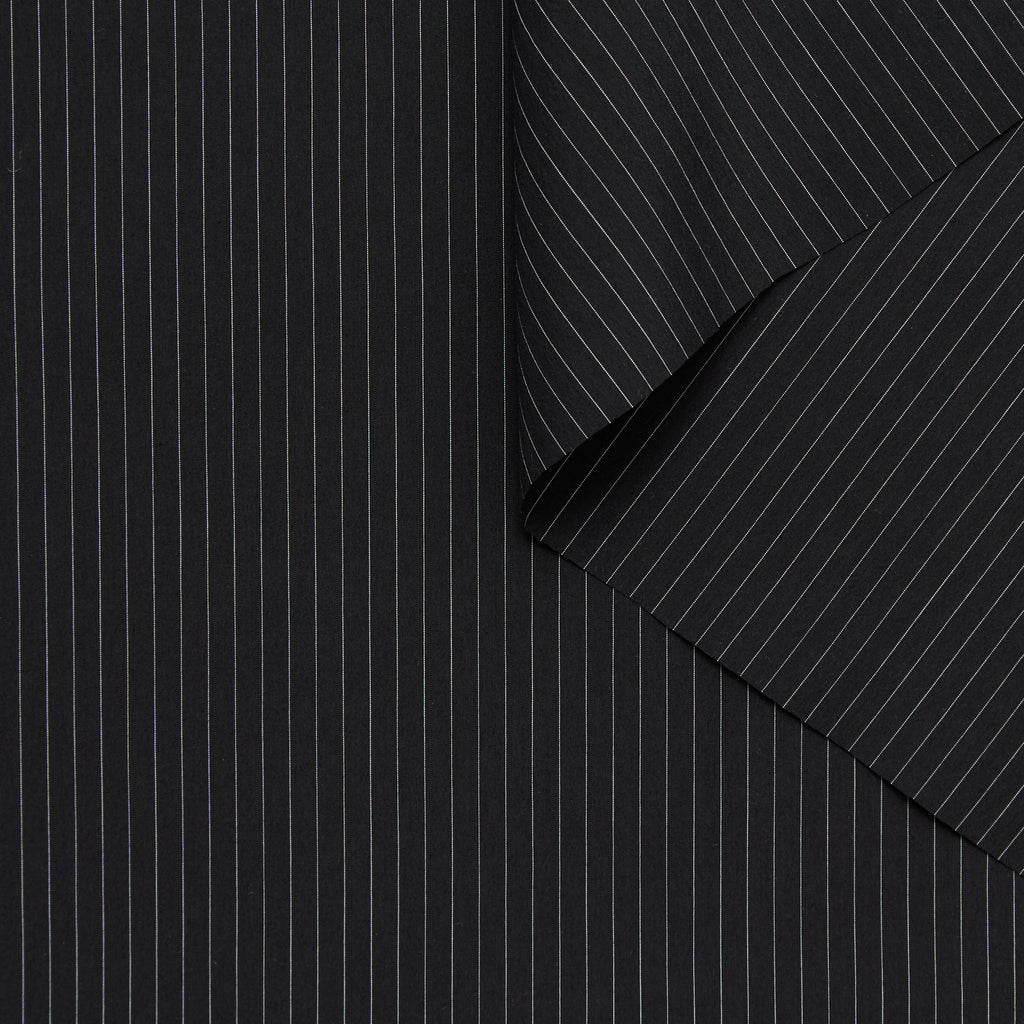 T24P12118 | Popeline de Coton et de Soie à Rayures