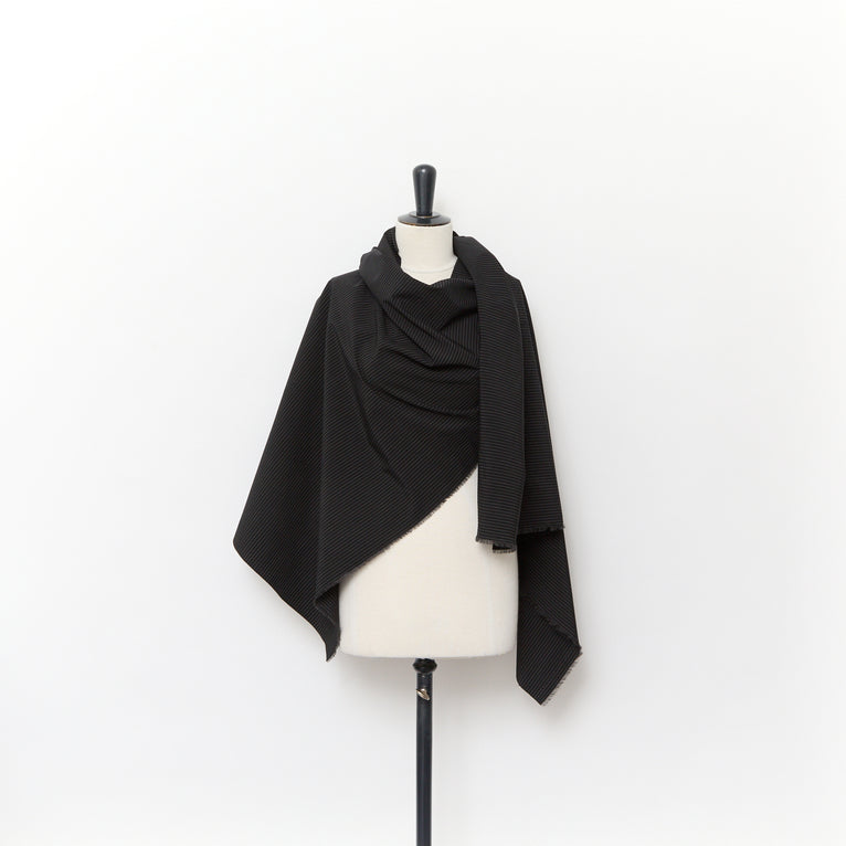 T24P12118 | Pinstriped Cotton &amp; Silk Poplin - view 2