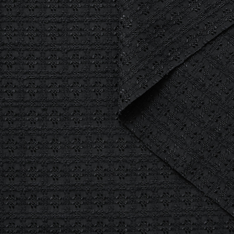 T24P13189 | Jacquard à Carreaux en Coton et Viscose