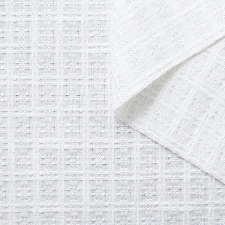 T24P13189 | Checked Cotton &amp; Viscose Jacquard - view 1