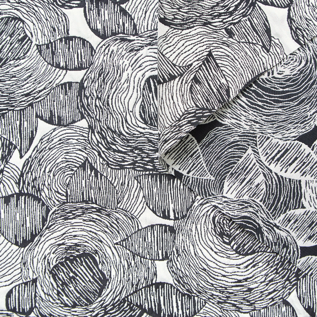 T24P13203 | Jacquard Fleuri en Soie et Coton