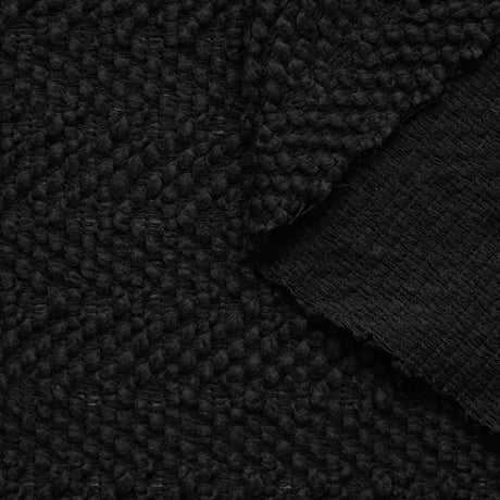 T24P13220 | Tweed Moelleux à Maxi Chevrons en Laine