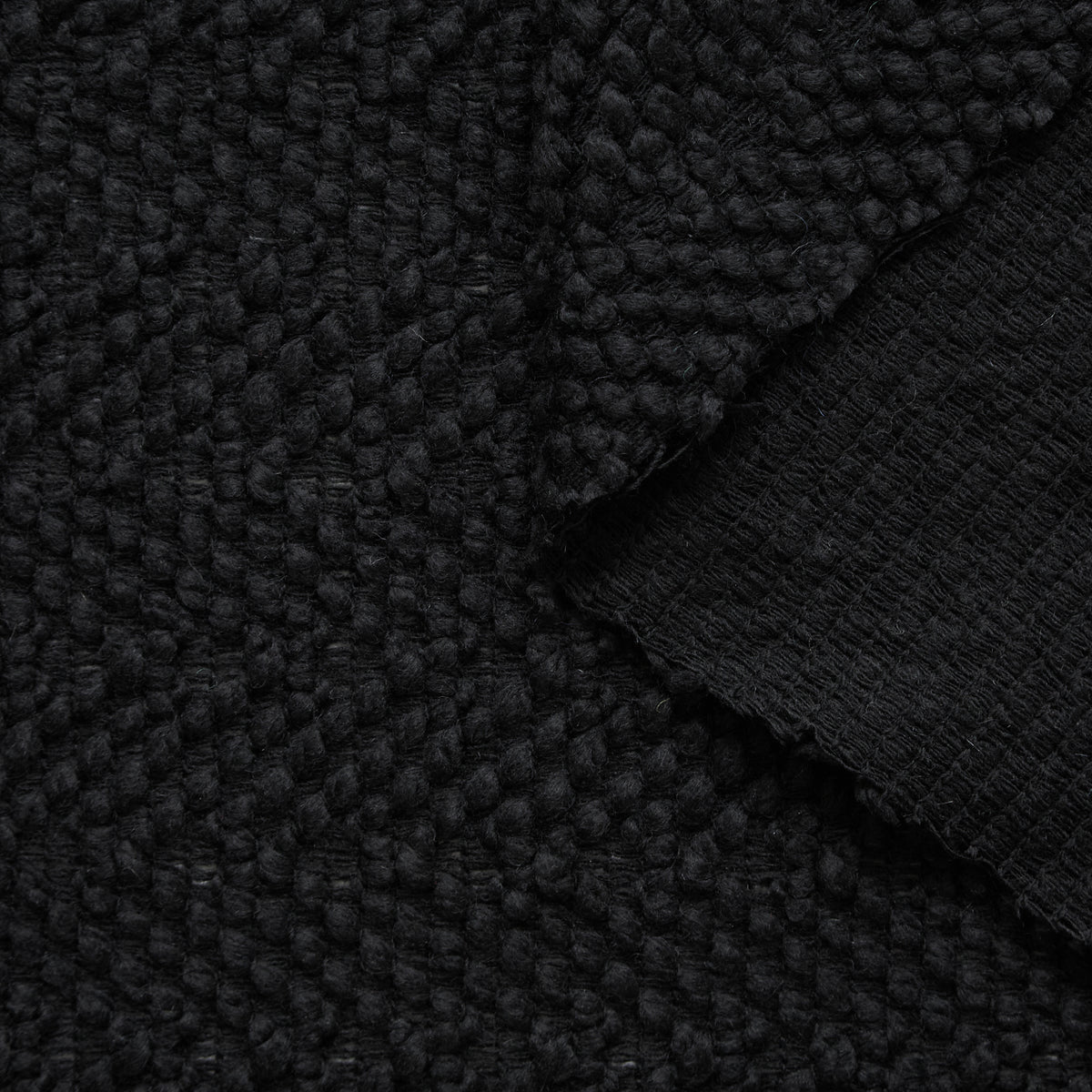 T24P13220 | Tweed Moelleux à Maxi Chevrons en Laine