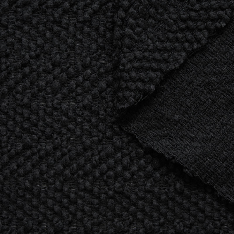 T24P13220 | Tweed Moelleux à Maxi Chevrons en Laine