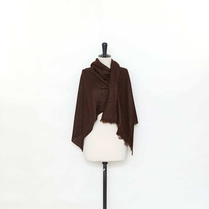 T24P13224 | Tweed Brillant en Coton et Laine