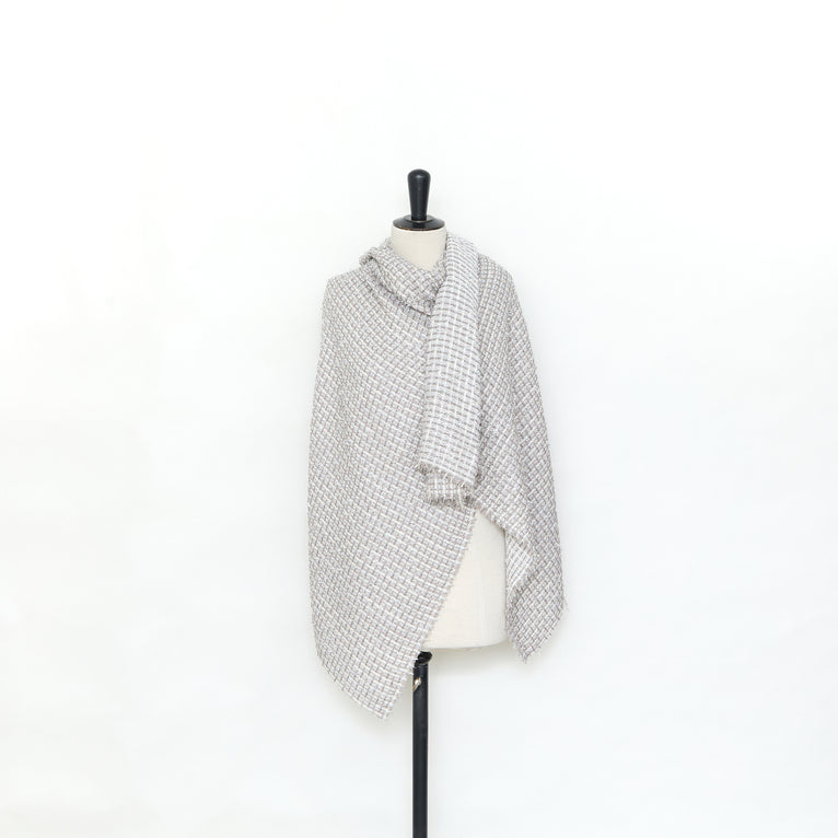 T24P13232 | Tweed de Coton Fantaisie à Paillettes - vue 2