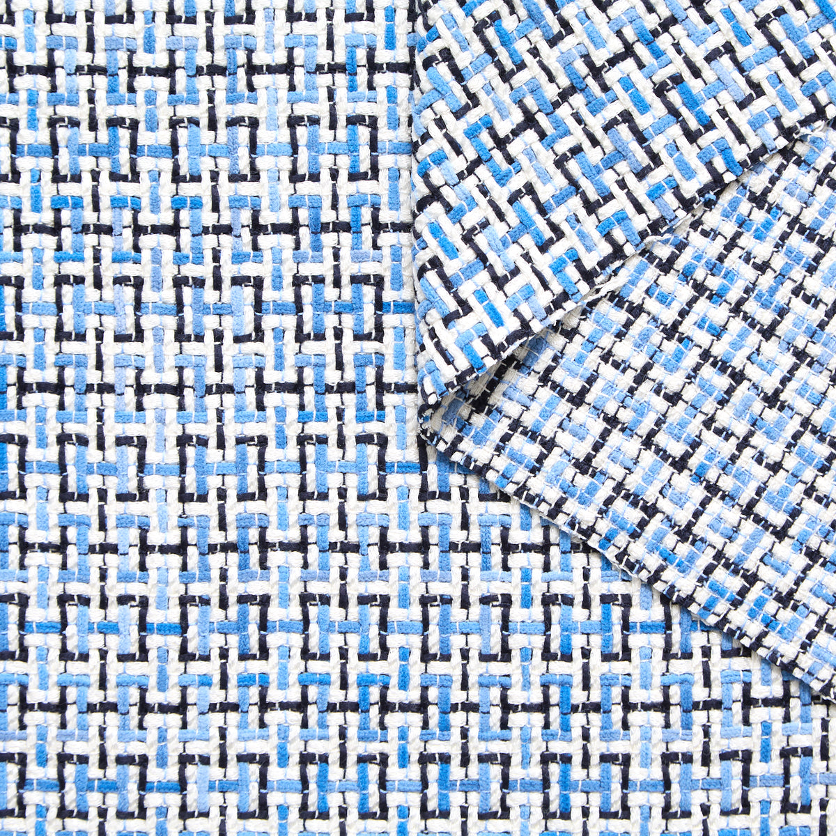 T24P13238 | Viscose & Coton Effet Tweed