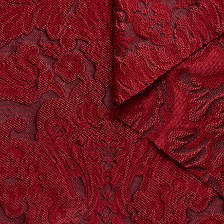 T24P13256 | Wool & Silk Blend Damask Jacquard