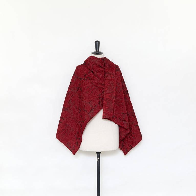 T24P13256 | Wool &amp; Silk Blend Damask Jacquard - view 4